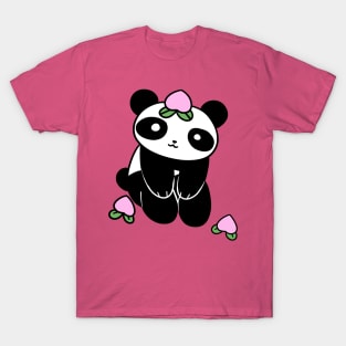 Peach Fruit Panda T-Shirt